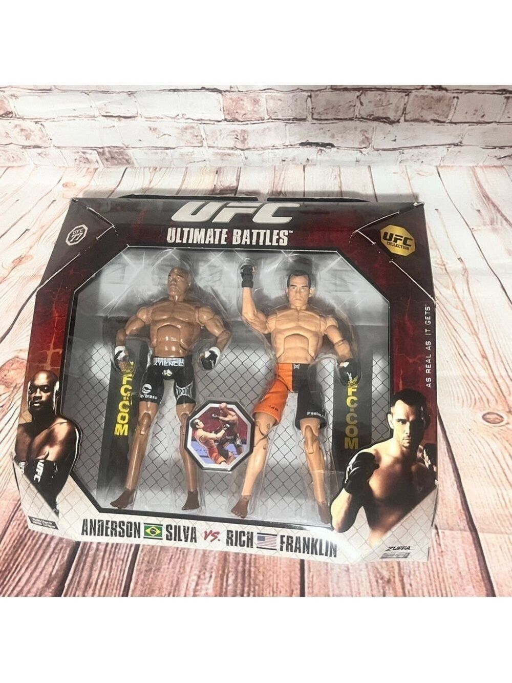 NIB - UFC Ultimate Battles Anderson Silva vs. Rich Franklin Figures